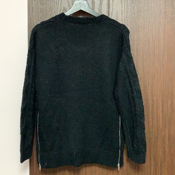 Black Knit Sweater - Picture 2 of 2